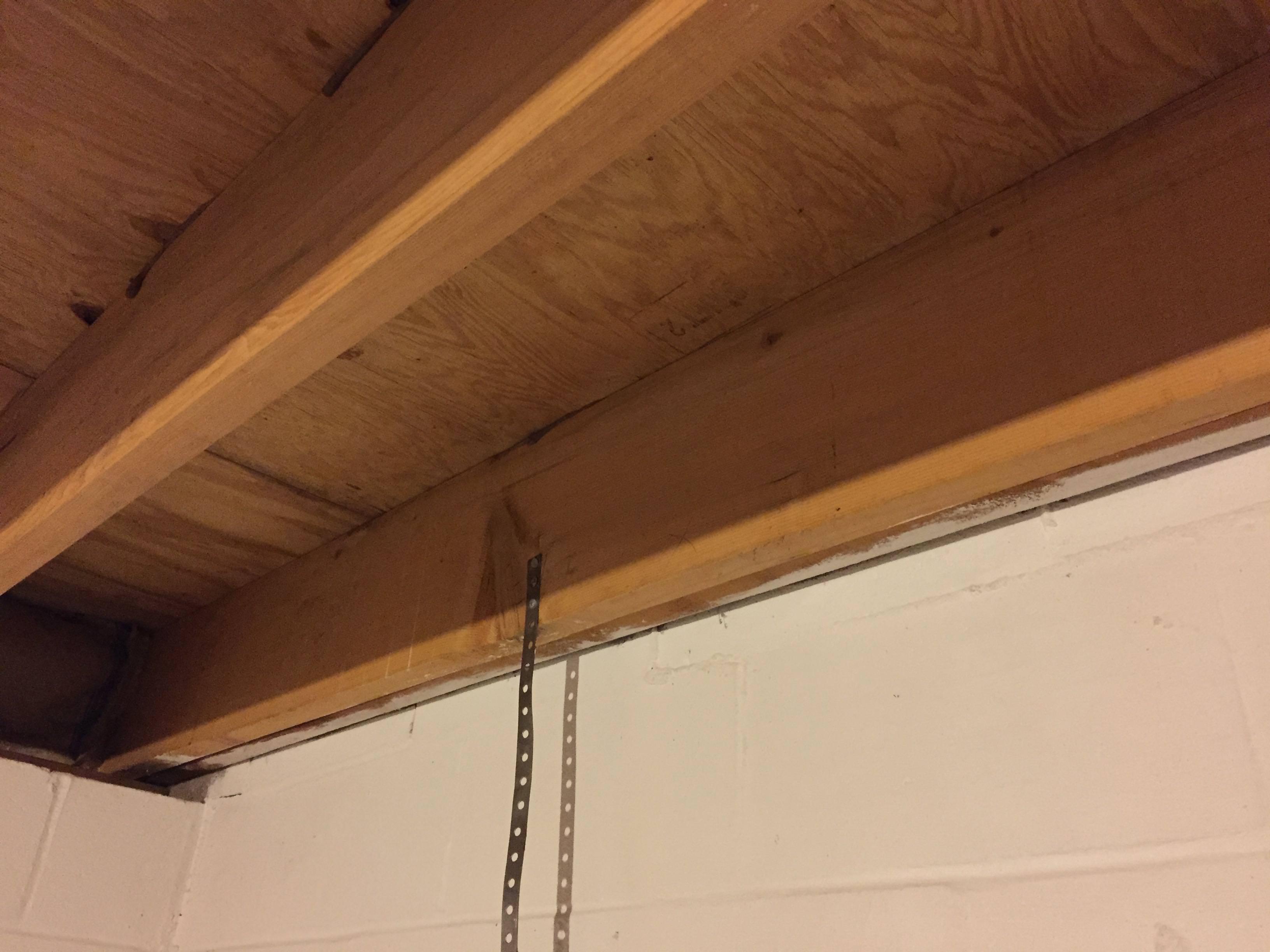 Basement Wall and Joists